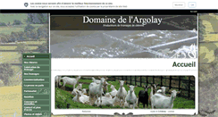 Desktop Screenshot of domainedelargolay.fr